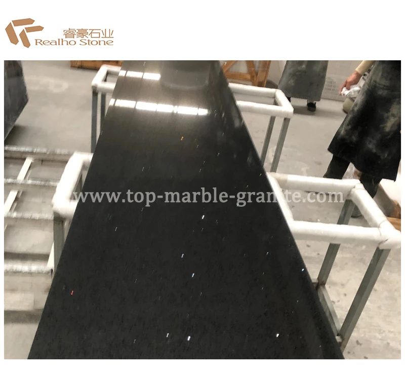 black galaxy quartz, the company's own listing photograph