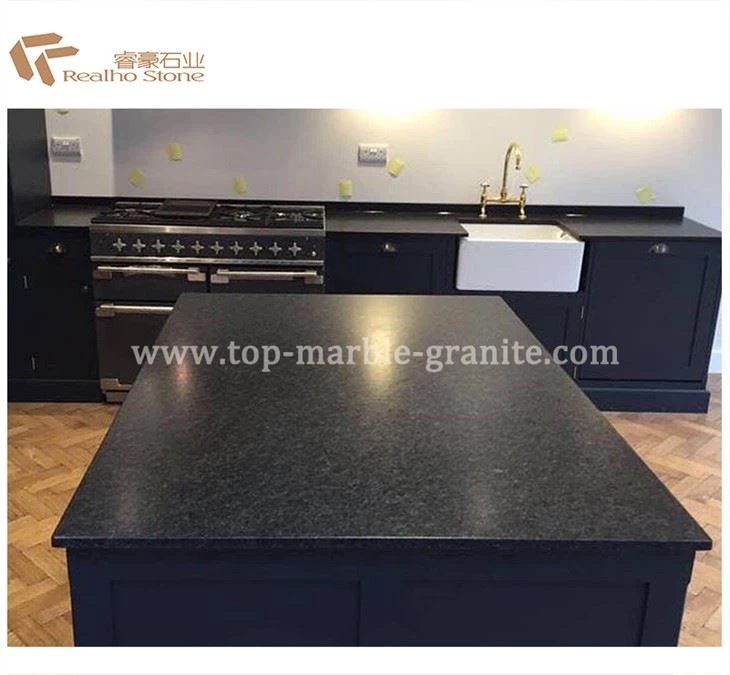 Angola Black Granite Countertops Kitchen, the company's own listing photograph