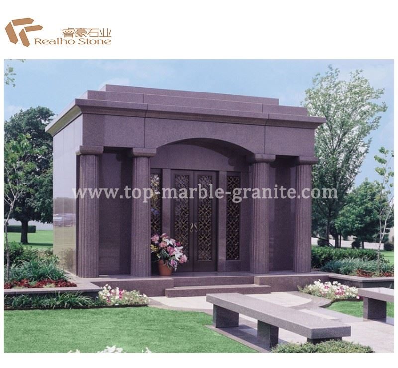 granite family mausoleum, the company's own listing photograph
