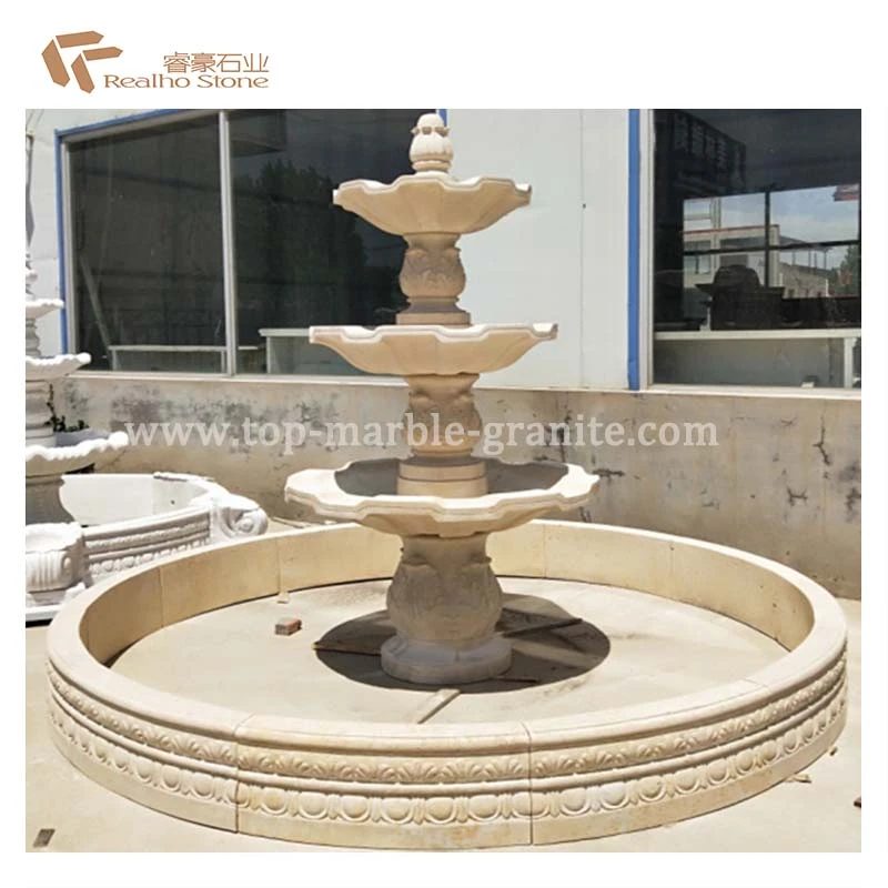 stone water fountain outdoor, the company's own listing photograph