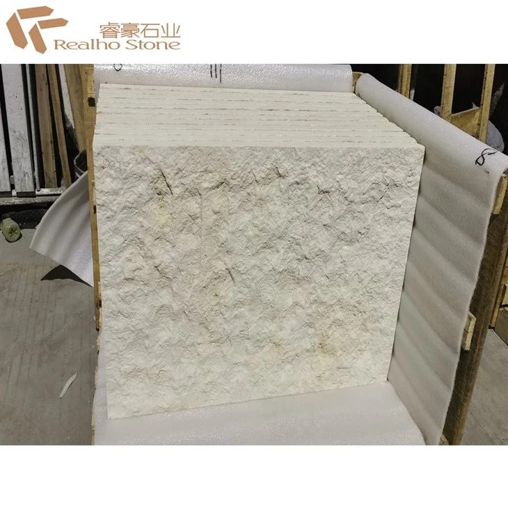 Asian Beige Limestone Exterior Wall Building Limestone, the company's own listing photograph