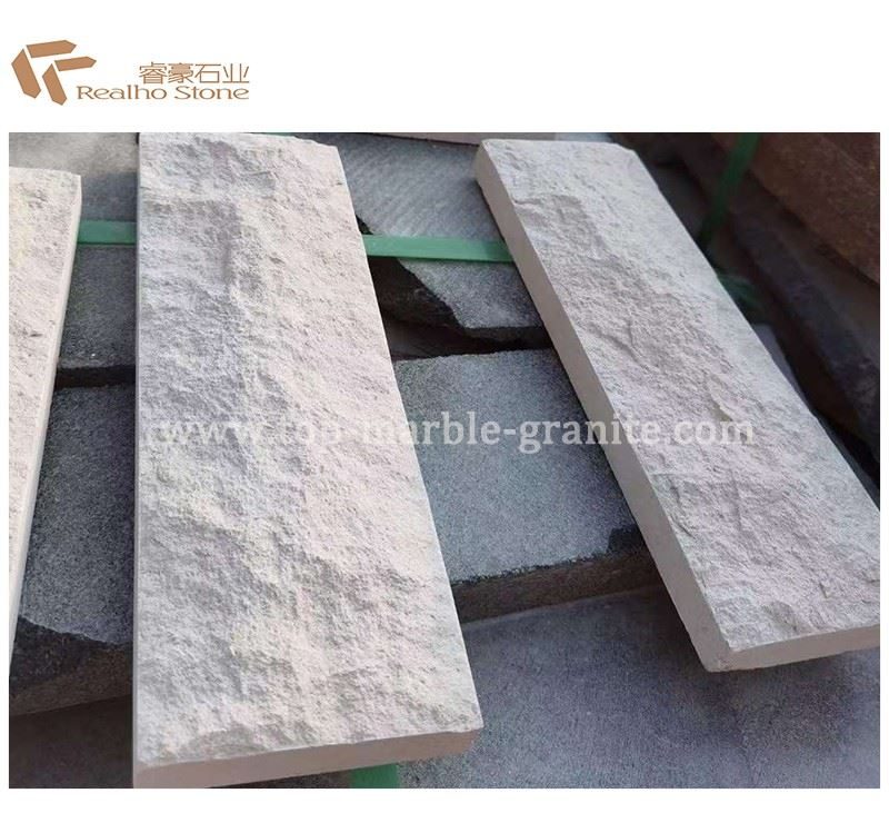 White limestone tile, the company's own listing photograph