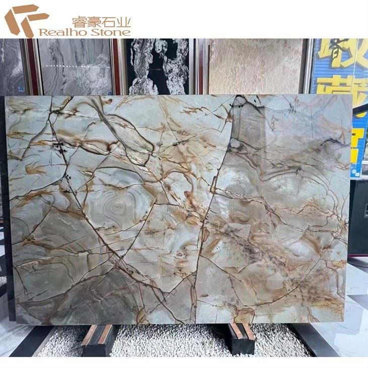 Natural Stone Impression Rome Blue Quartzite Slab Interior Wall Floor Tile, the company's own listing photograph