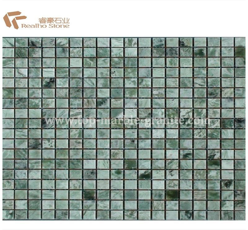 green mosaic tile, the company's own listing photograph