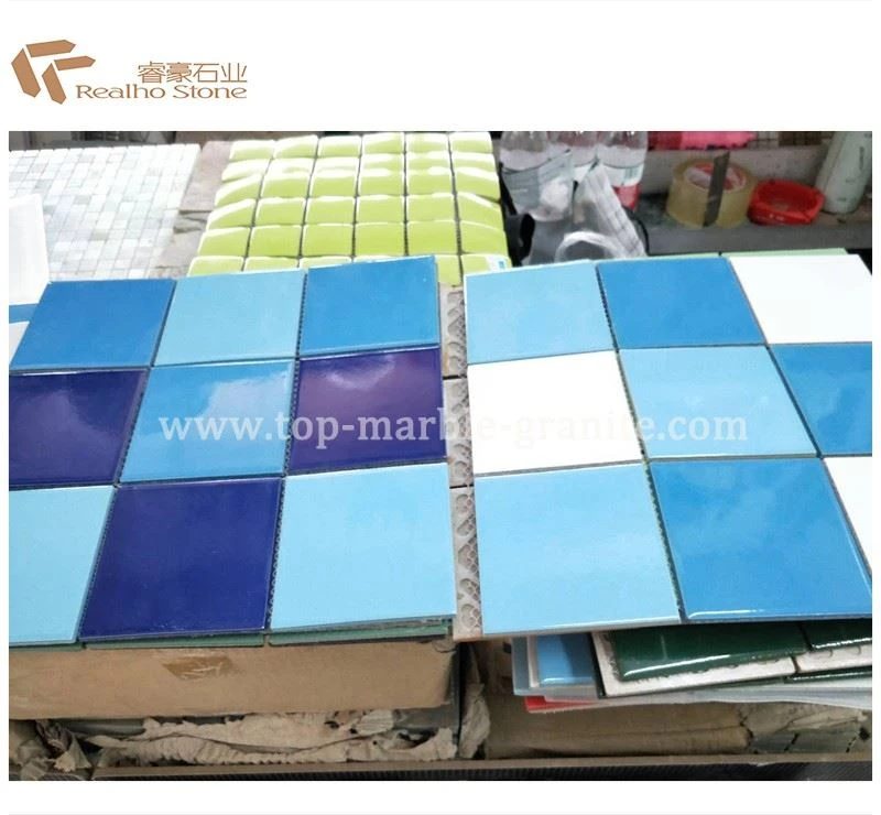 porcelain mosaic swimming pool, the company's own listing photograph