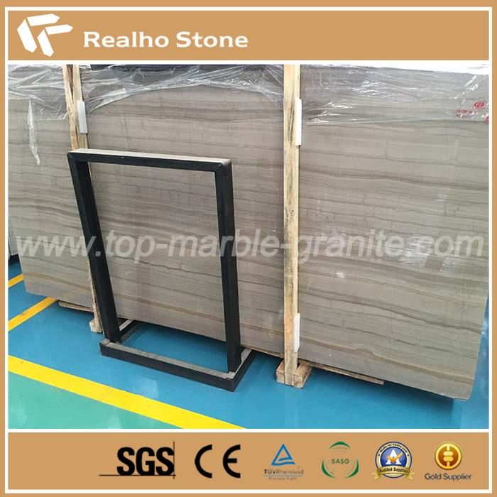 Athens Wooden Vein Cut Grey Marble with Own Factory and Own Quarry, the company's own listing photograph