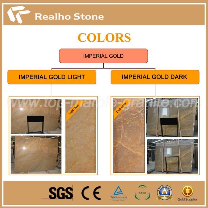 Gold Color Marble Slabs, the company's own listing photograph