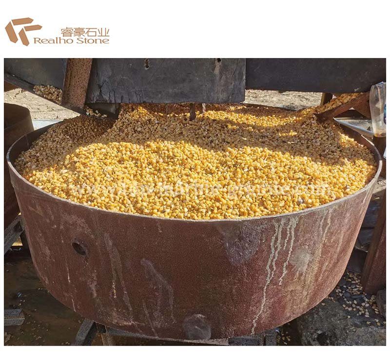 Imported Yellow sandstone, the company's own listing photograph