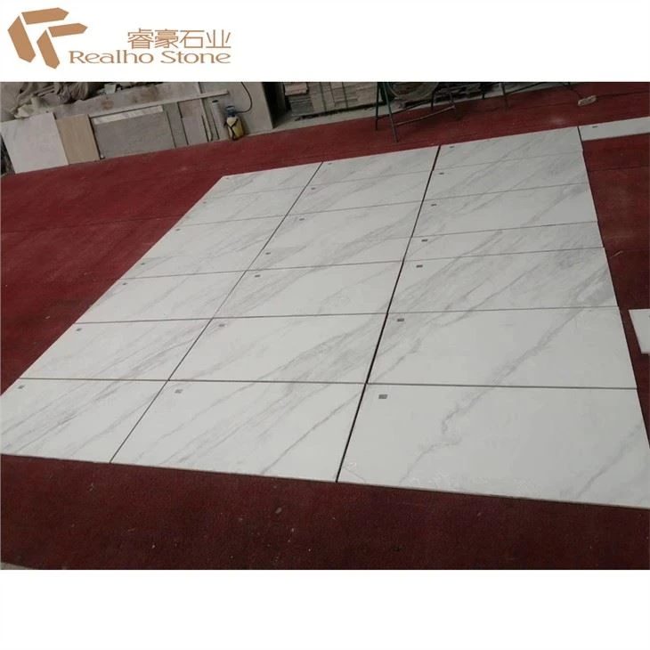 Polished Calacatta White Sintered Stone Slabs, the company's own listing photograph