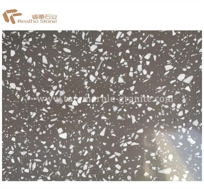 Grey Tarrazzo Tile for Floor, the company's own listing photograph