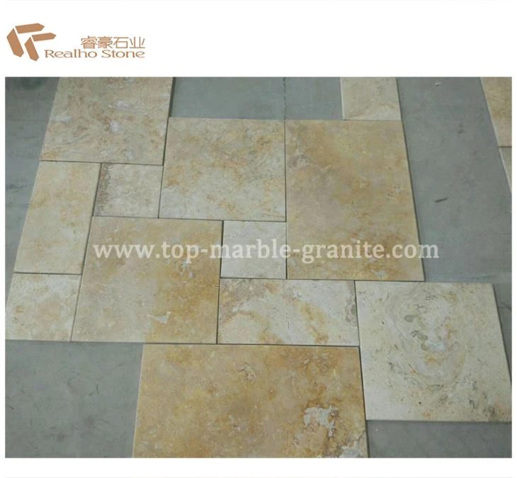 Antiqued Beige Travertine Tiles, the company's own listing photograph