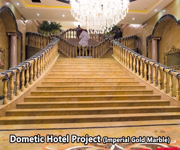 Imperial Gold Marble Projects for Recreation Club, a photograph from the company's own pages