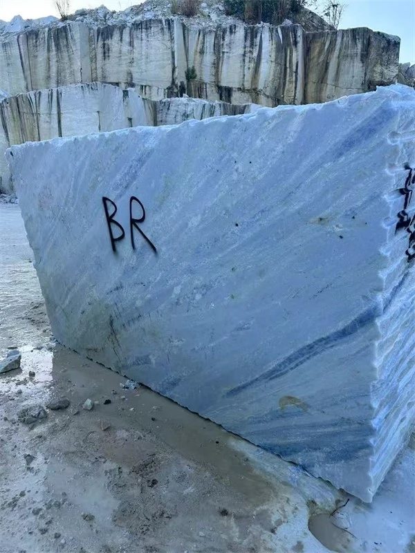 Marble blocks in the yard, from the company's Marble Factory and Quarry page