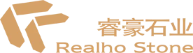 Realho Stone, the company's gold wordmark